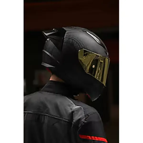 LS2 Rapid Race Takaroa Mat Siyah Kask + Spoiler S Beden Mat Siyah Renkli Yüksek Koruma