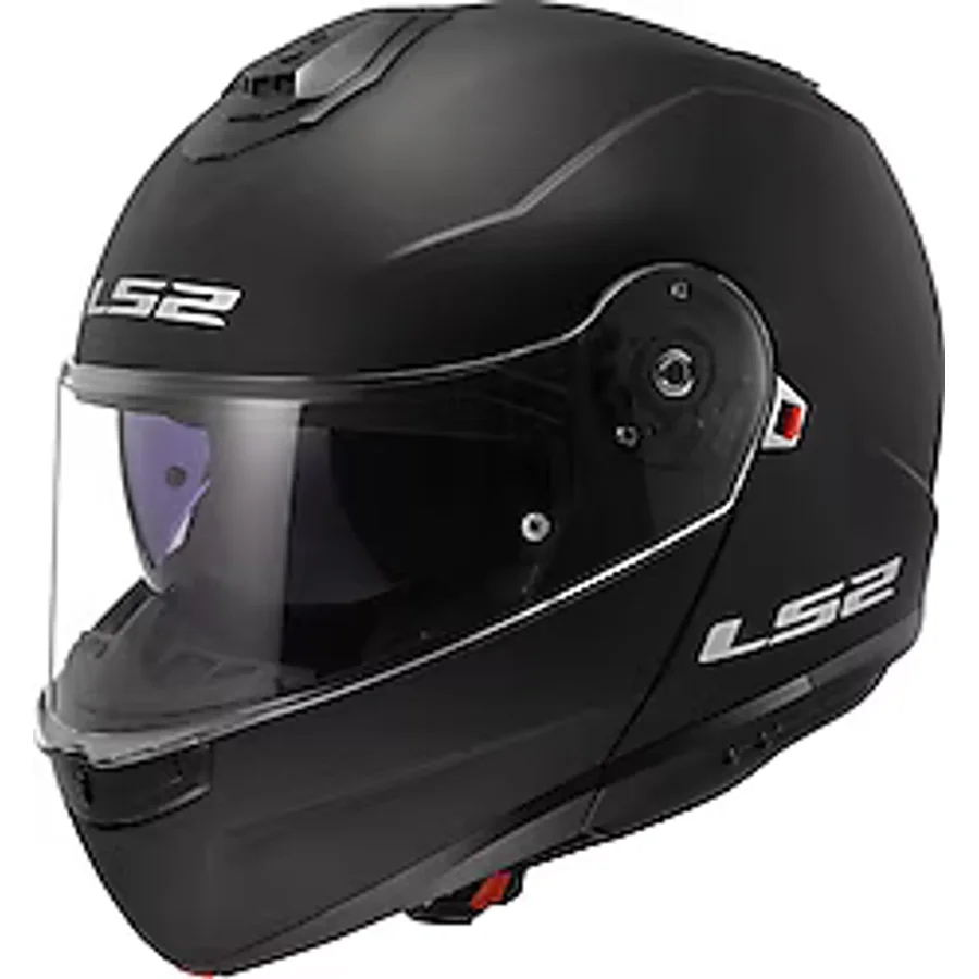 LS2 Strobe 2 Mat Siyah Çene Açılır Motor Kaskı