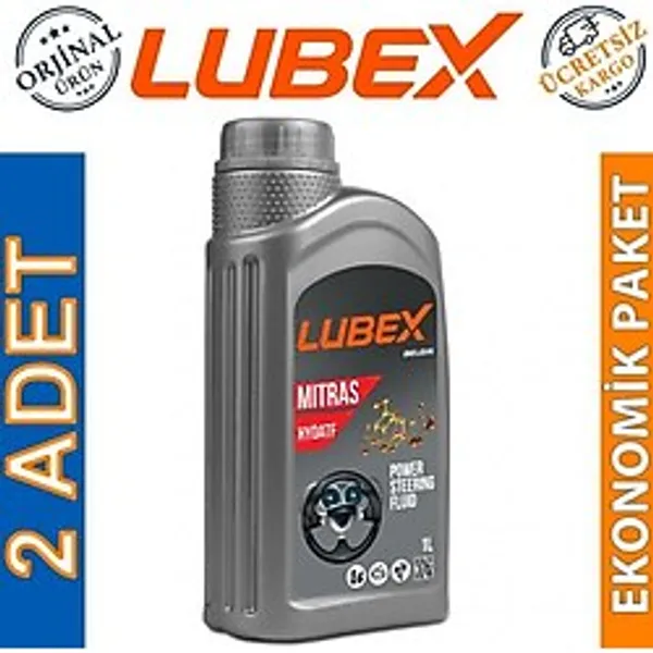 Lubex Mitras HYDATF 1 lt 2 Adet Hidrolik Direksiyon Yağı