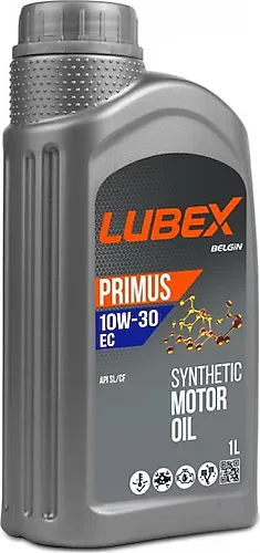 Lubex Primus EC 10W-30 1 lt Yüksek Performanslı Motor Yağı