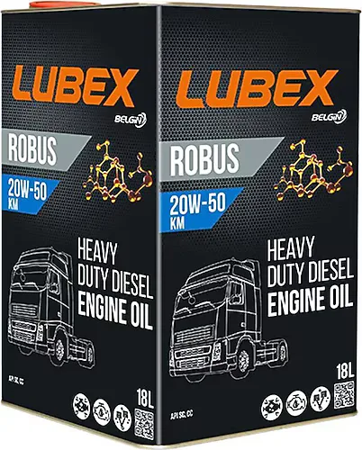 Lubex Robus KM 20W-50 18 lt Mineral Motor Yağı