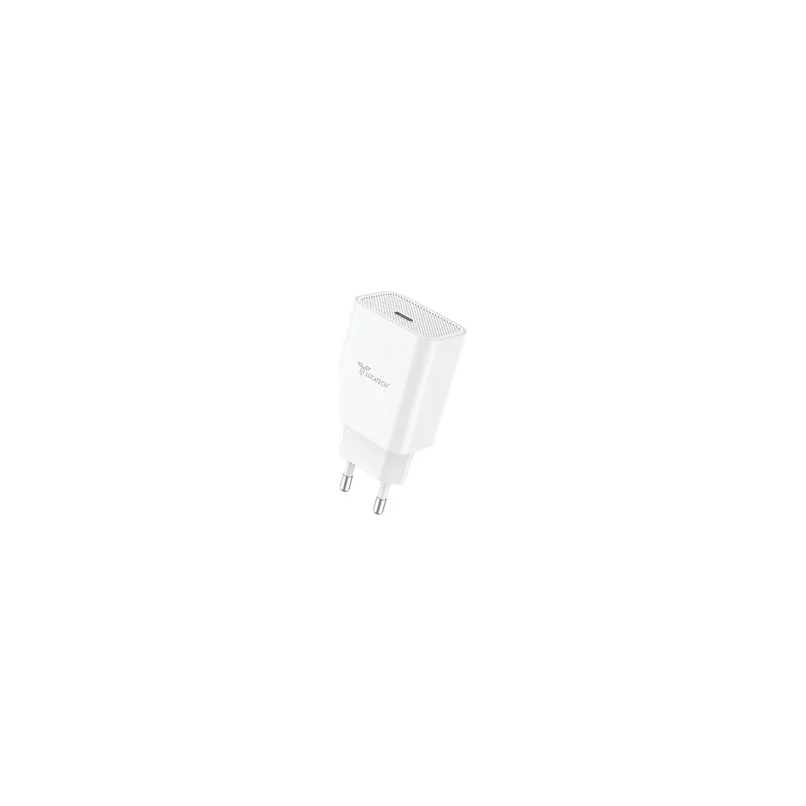 Lucatech 35W Pd Type-C Şarj Adaptörü - iPhone 14 / 15 / 16 / 17 (Akıllı Enerji Sistemi) - Beyaz