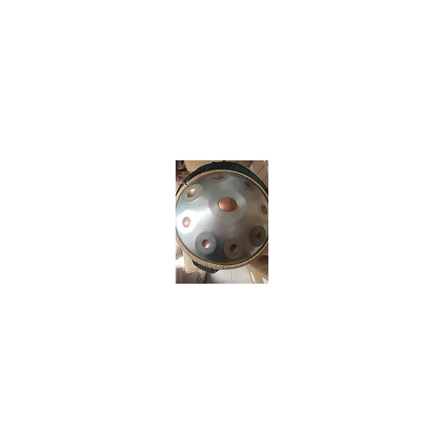 Lucetta 22 İNÇ 56 CM PROFESYONEL SİLVER & GOLD RENK FUL SET HANDPAN HANGDRUM
