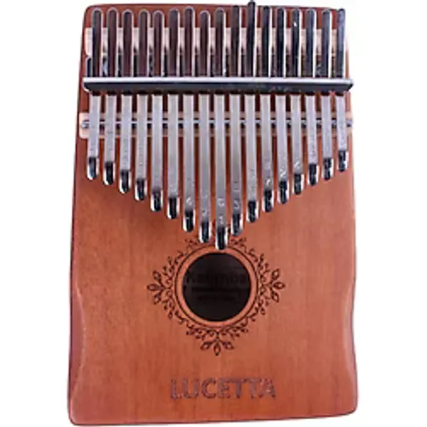Lucetta Lpk437 Model Profesyonel Masif Maun Ağacı 17 Notalı Kalimba Seti