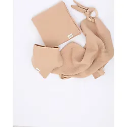 LUCKKA 2 Katlı Müslin Örtü , Oyuncak , Müslin Önlük Seti 75x75 Cm - Ztcrınkle