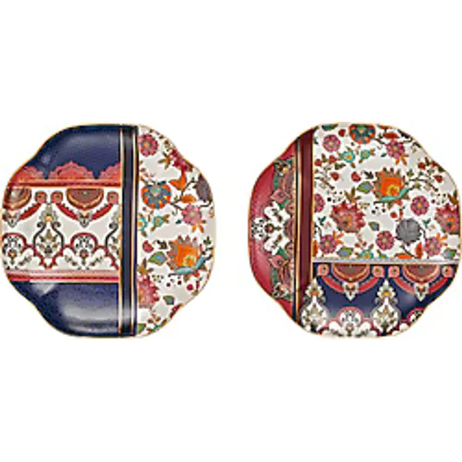 Lucky Art Etro Bone 20 cm 2'li Tabak Seti