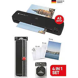 Luftmann 330 L A3 Laminasyon Makinesi 4in1 Set - 40 Adet Laminasyon Filmi