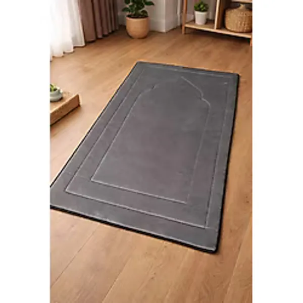 LUGMO Tay Tüyü Seccade - 8 mm Kalın Süngerli Ortopedik 70x120 cm Taşıma Çantalı