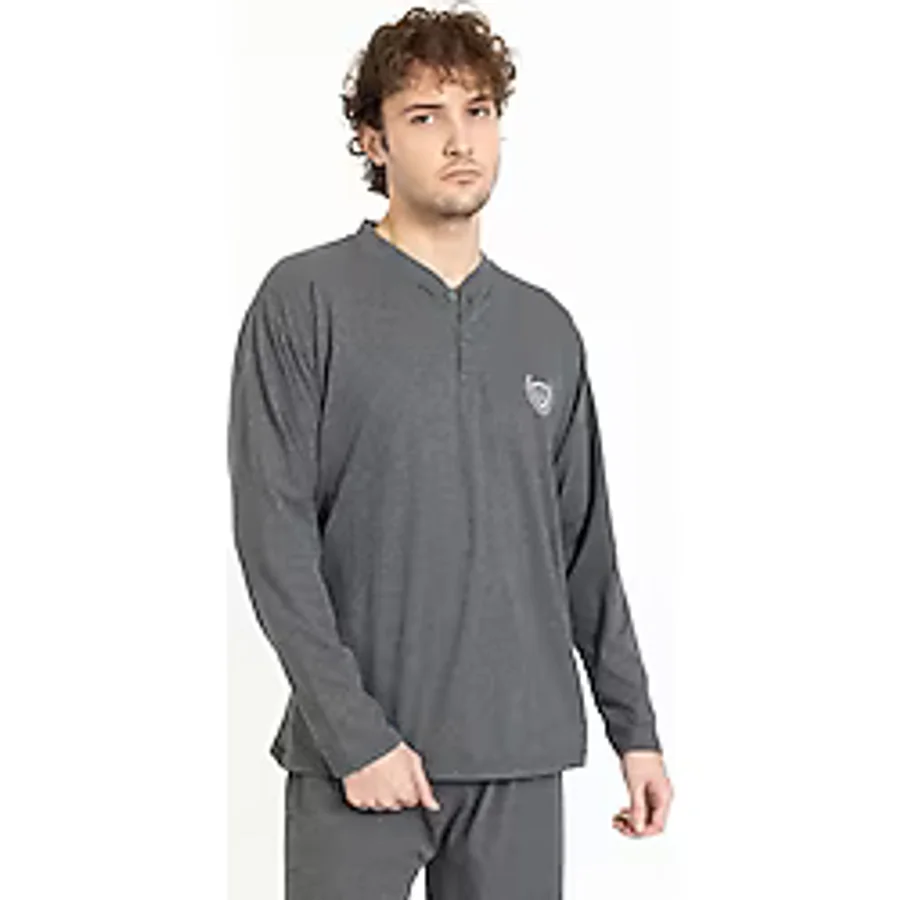 Lukitus Erkek Battal Büyük Beden Pamuklu Pijama Takımı
