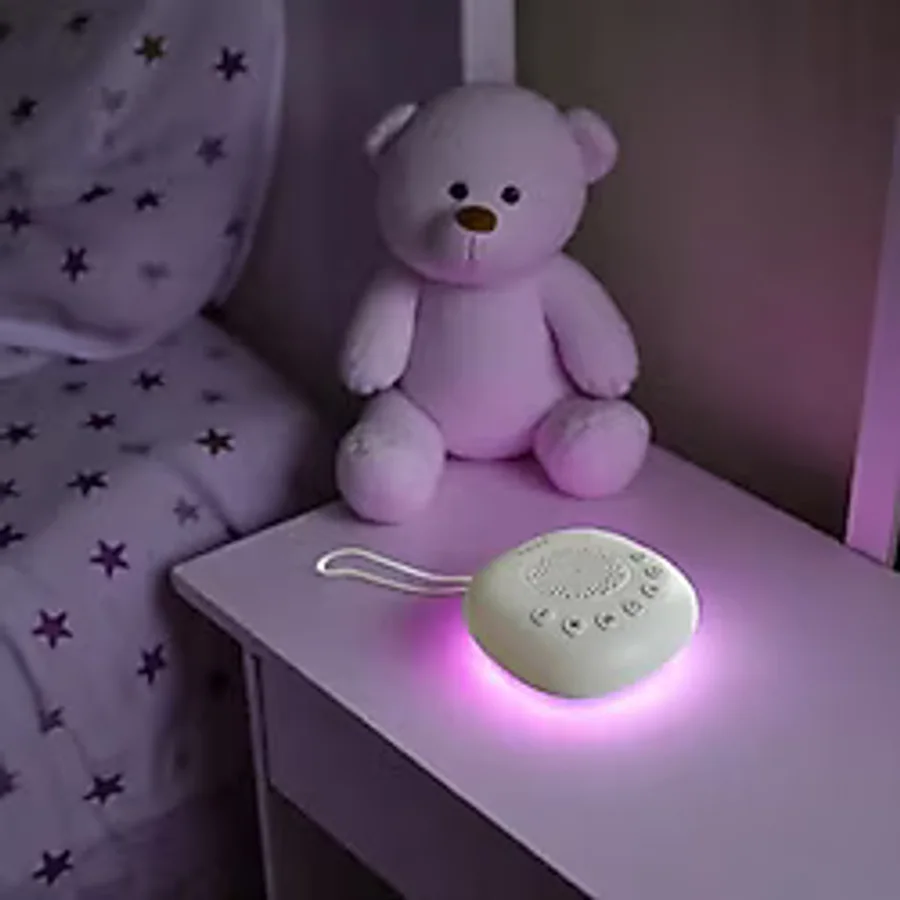 Lumaverse SOMNI Bebek Beyaz Gürültü ve Uyku Makinesi, Evcil Hayvan Sakinleştirici- Gece Lambalı, 20 Ses Seçenekli, Şarjlı