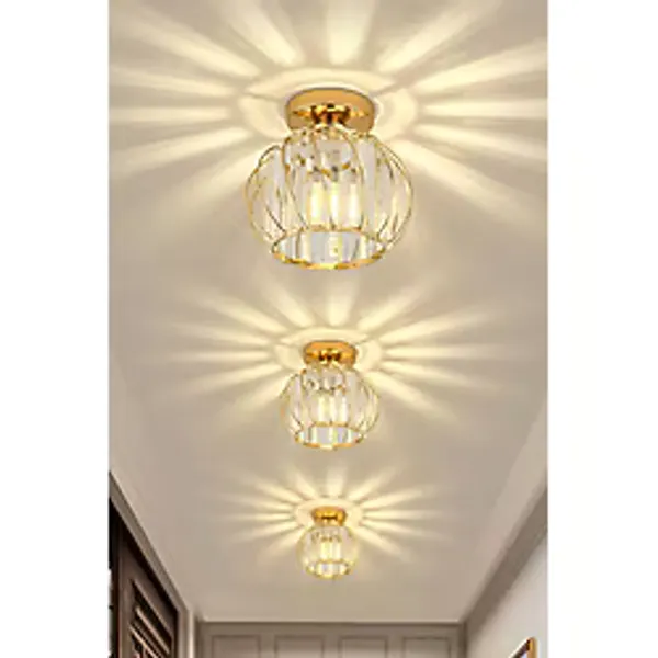 Luna Lighting Bella Luce Model Gold Kaplama Kristal Taşlı Metal Gövde Modern Her Alana Uygun Lüx Plafonyer Avize