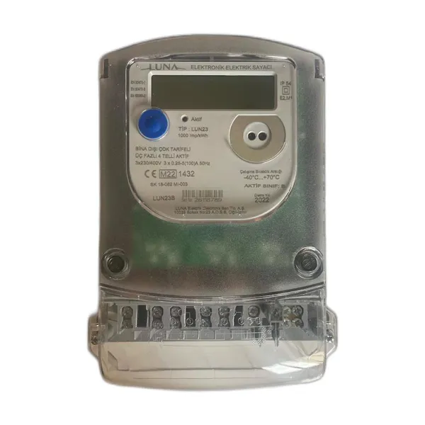 LUNA TRİFAZE AKTİF ELEKTRİK SAYACI