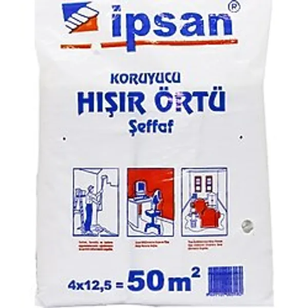Lunaev 50-M2 Hışır Şeffaf Koruyucu Örtü Yapıştırıcı Ve Bantlar