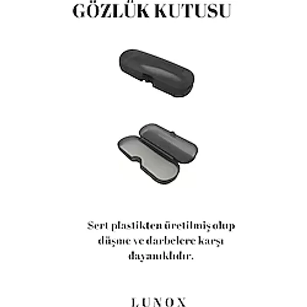 LUNOX Gözlük Koruma Kutusu
