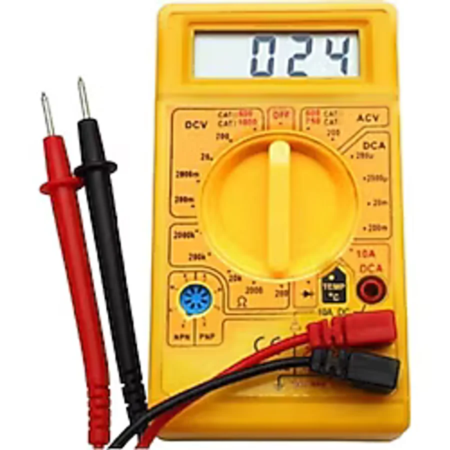 Lupobıanco Dijital Multimetre Voltmetre Ampermetre Dt-830d Ölçüm Aleti