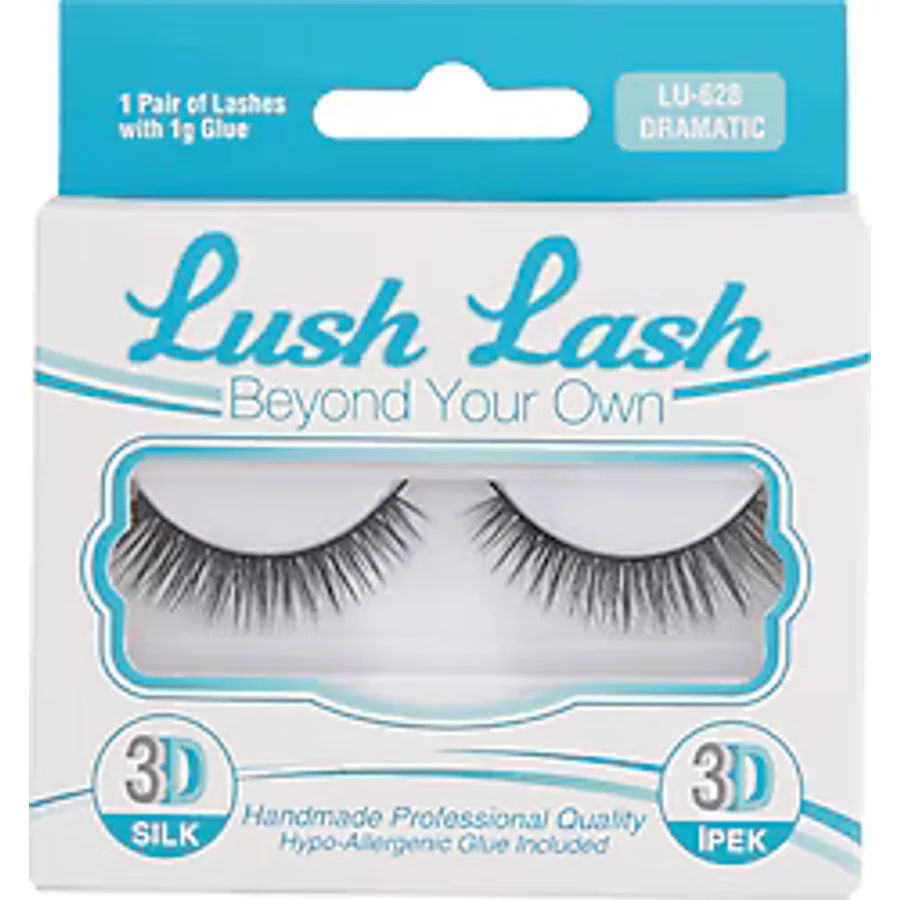 Lush Lash 3D LU-628 Dramatic İpek Takma Kirpik