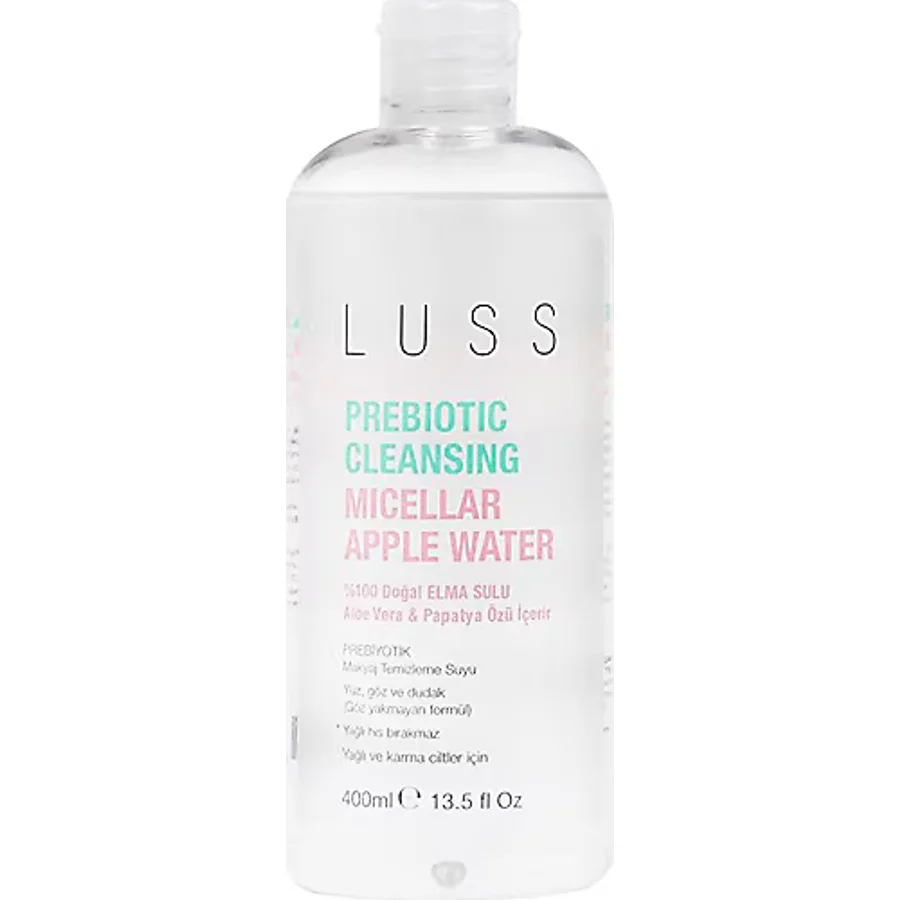 Luss Prebiotic Micellar Apple 400 ml Makyaj Temizleme Suyu