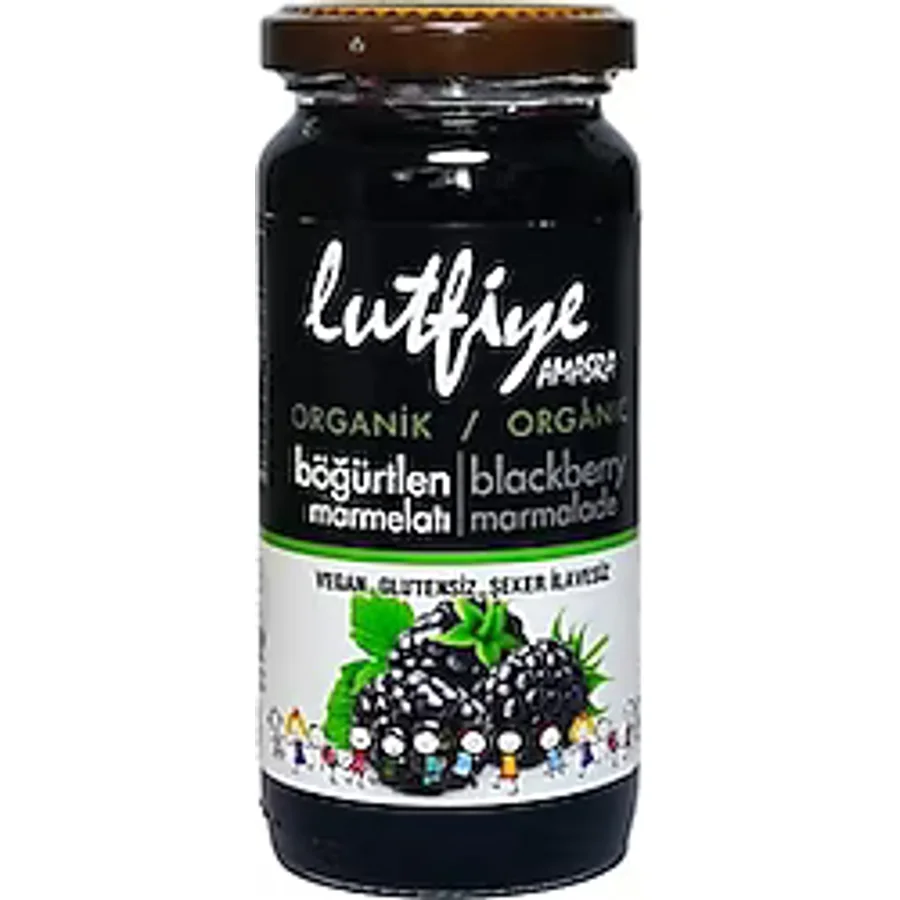 Lütfiye Organik 280 gr Böğürtlen Marmelatı