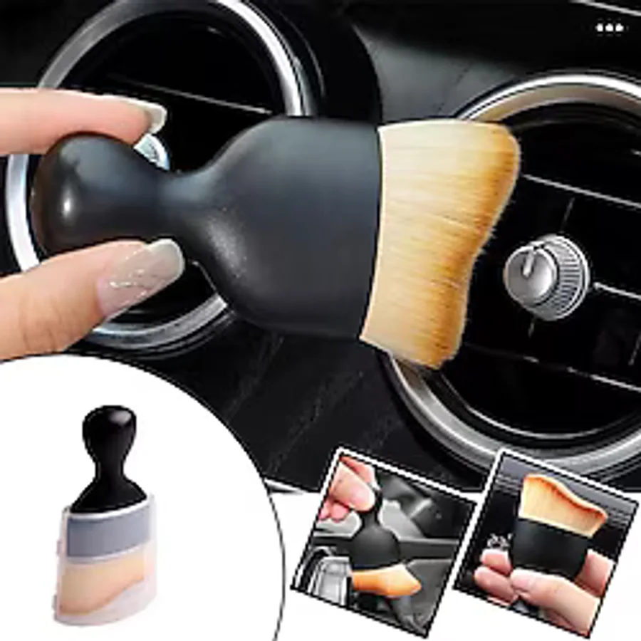 Luti Concept Oto Detaylı Temizlik Fırçası Yumuşak Kıllı Araç Içi Temizlik Fırçası Premium Temizleme Toz Fırçası