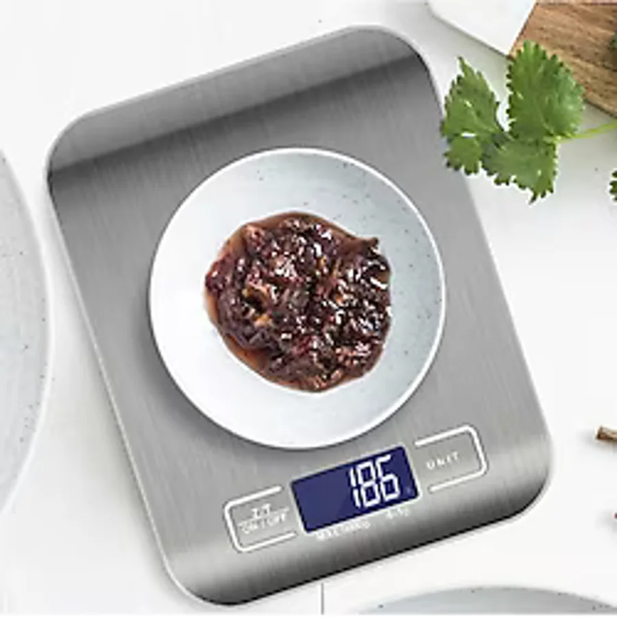 Lüx Dijital Mutfak Terazisi 5 kg 1 gr Hassas Paslanmaz Çelik + Pil - Orjinal - Çok Renkli