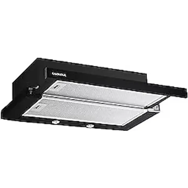Luxell DS6-905S Siyah Sürgülü Aspiratör