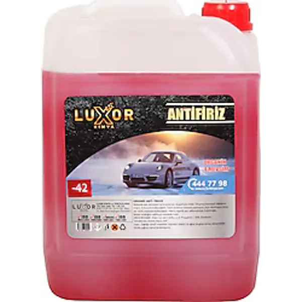 Luxor -42 Derece Konsantre 4 Mevsim 5 lt Kırmızı Antifriz