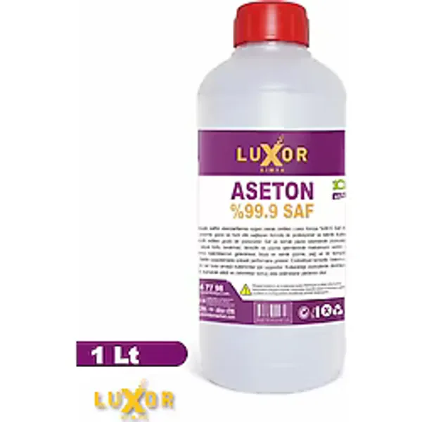 Luxor Kimya %99.9 Saf Aseton 1 Lt
