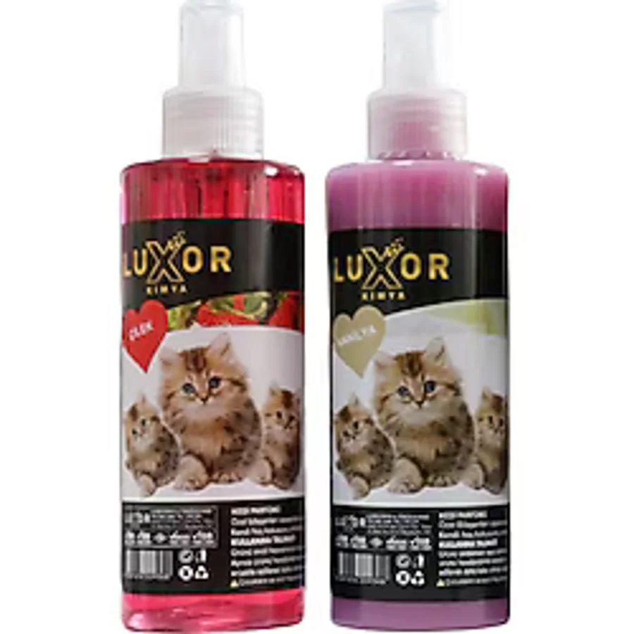 Luxor Kimya Çilek & Vanilya Aromalı Kedi Parfümleri 200 ml - Pembe