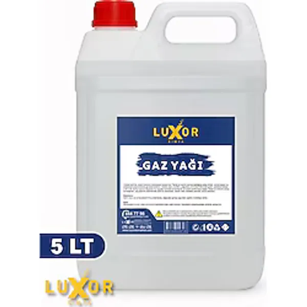 Luxor Kimya Gaz Yağı Motor Temizleme, Zincir temizleme, Gaz Lambası Yakıtı, Zift sökücü 5 Lt