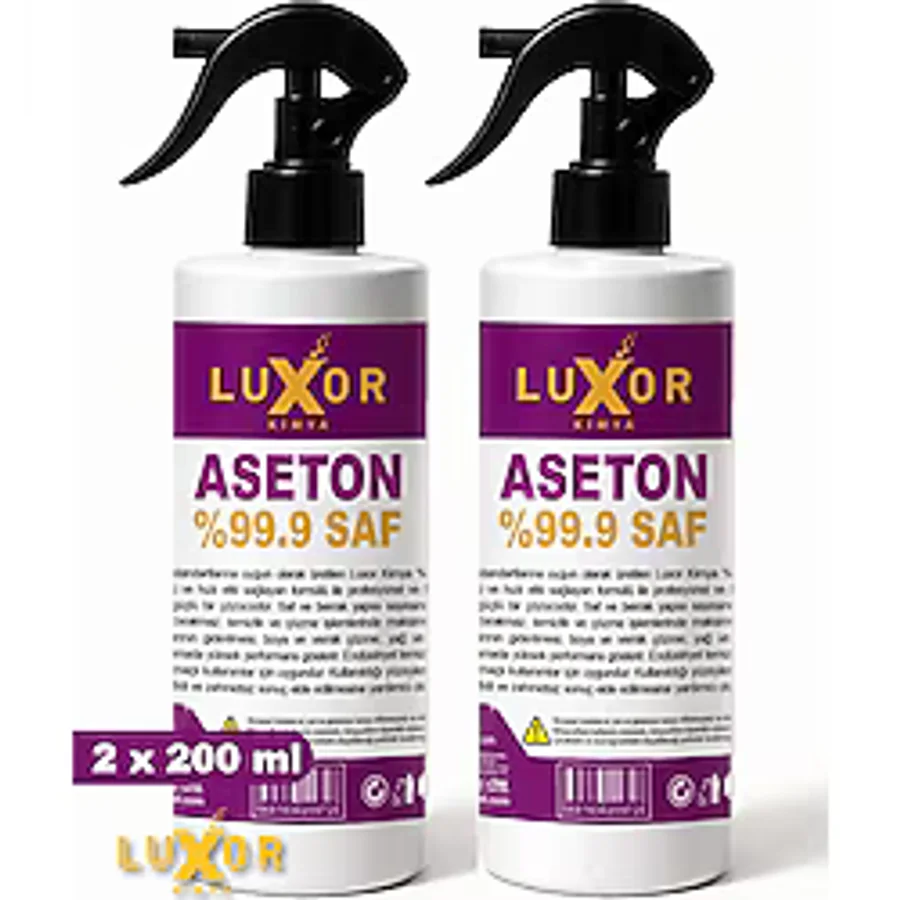 Luxor Kimya Saf Aseton 2 x 200 Ml