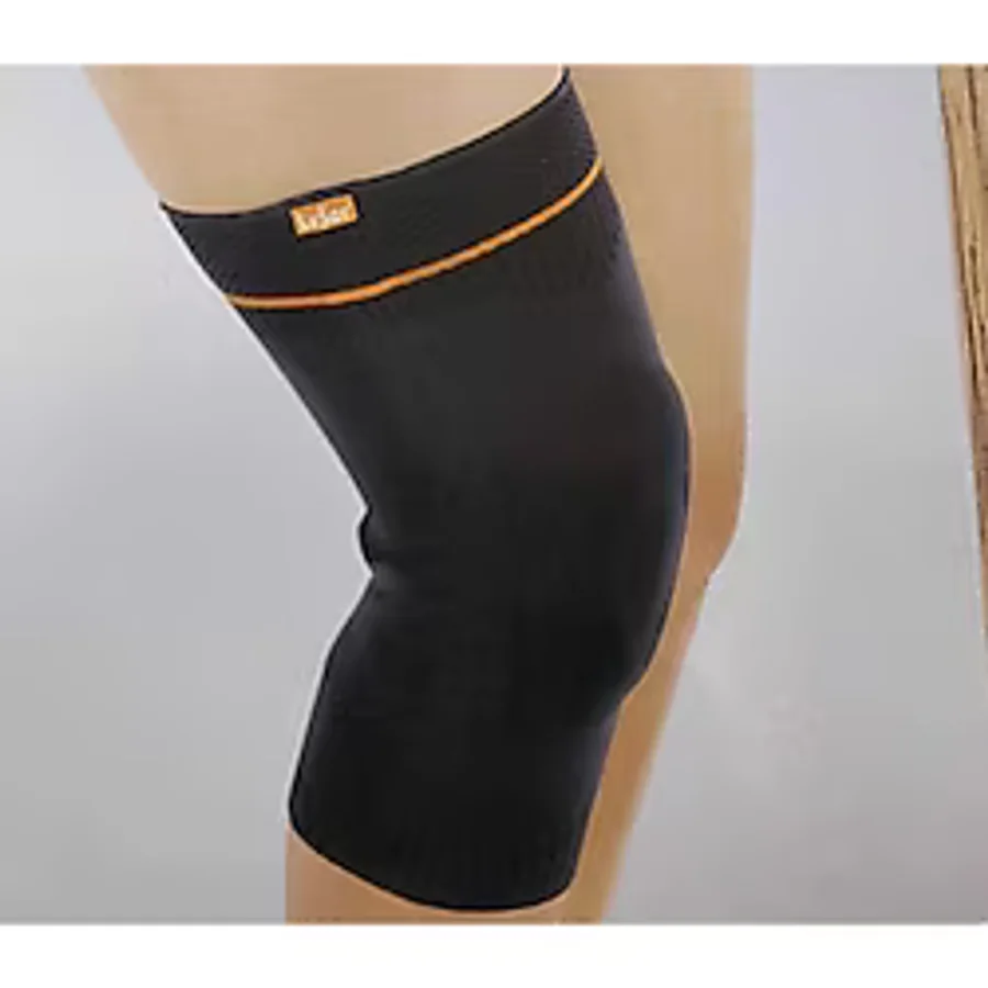 Luxor Örgü Patella Ve Ligament Destekli Dizlik Siyah XXL