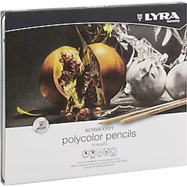 Lyra Rembrandt Polycolor Metal Kutu 24'lü Kuru Boya Seti