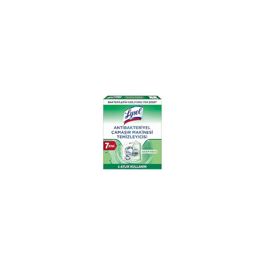 Lysol Antibakteriyel Çam & Okaliptus Ferahlığı 250 ml 2'li Çamaşır Makinesi Temizleyici