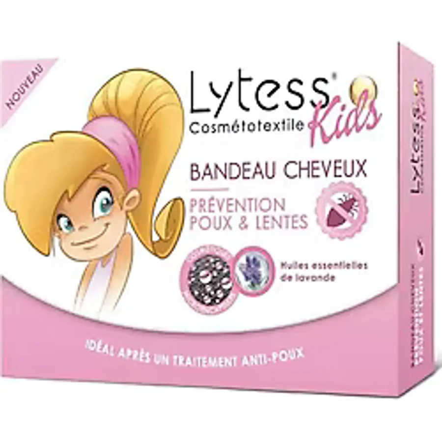 Lytess Kids Bandeau Cheveux Prevention Poux Lentes - Anti-Bit Bandanası