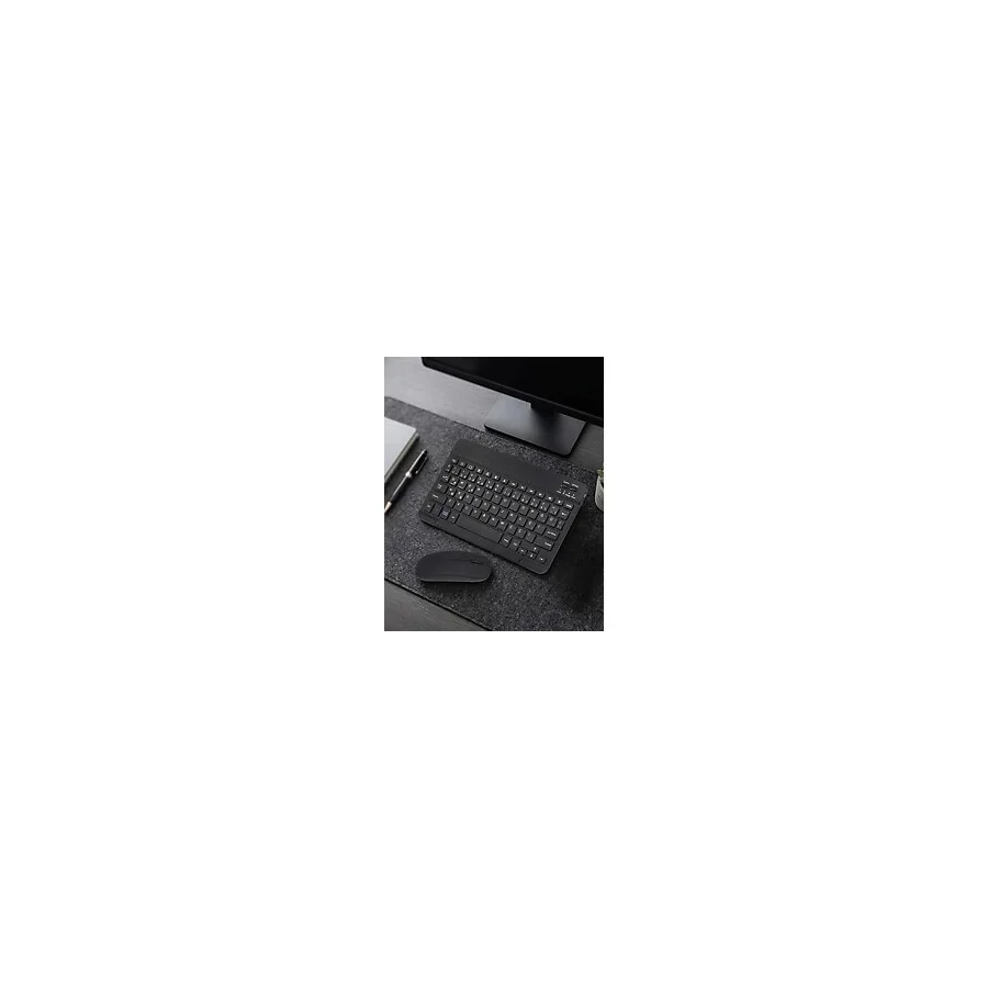 M Merc Giyim Bluetooth Klavye Mouse Seti Taşınabilir Wireless Bilgisayar Aksesuarı - Çok Renkli