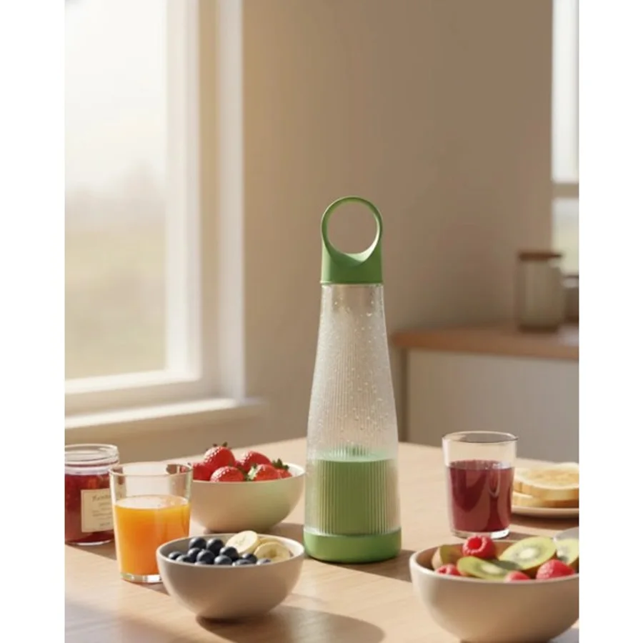 M Merc Giyim Günlük Smoothie ve Shake İçin USB Şarjlı Taşınabilir Blender - Çok Renkli
