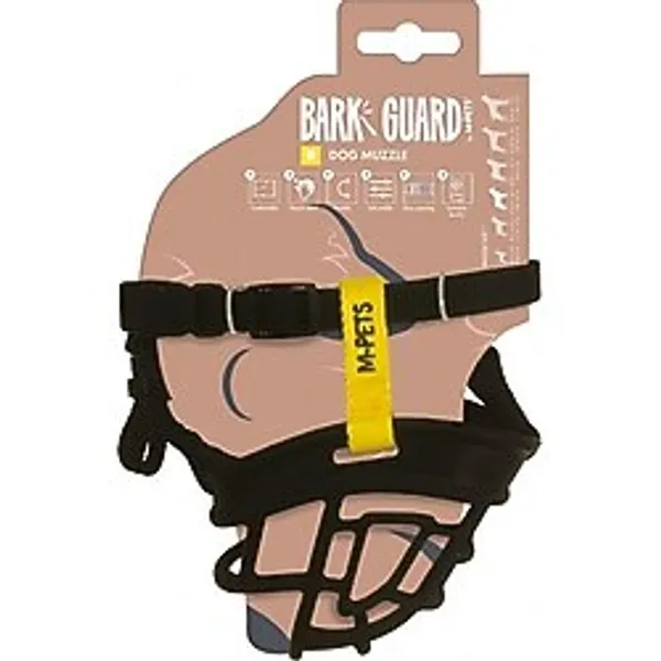 M-Pets Bark Guard Köpek Ağızlığı Small Siyah