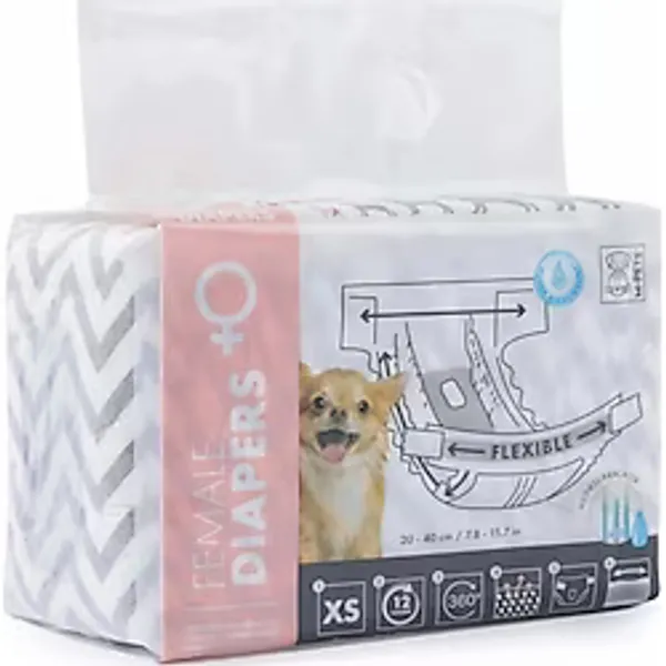 M-Pets Dişi Köpek Külodu Xs Beden 10'lu Paket - Sızdırmaz Regl ve Çiş Bezi