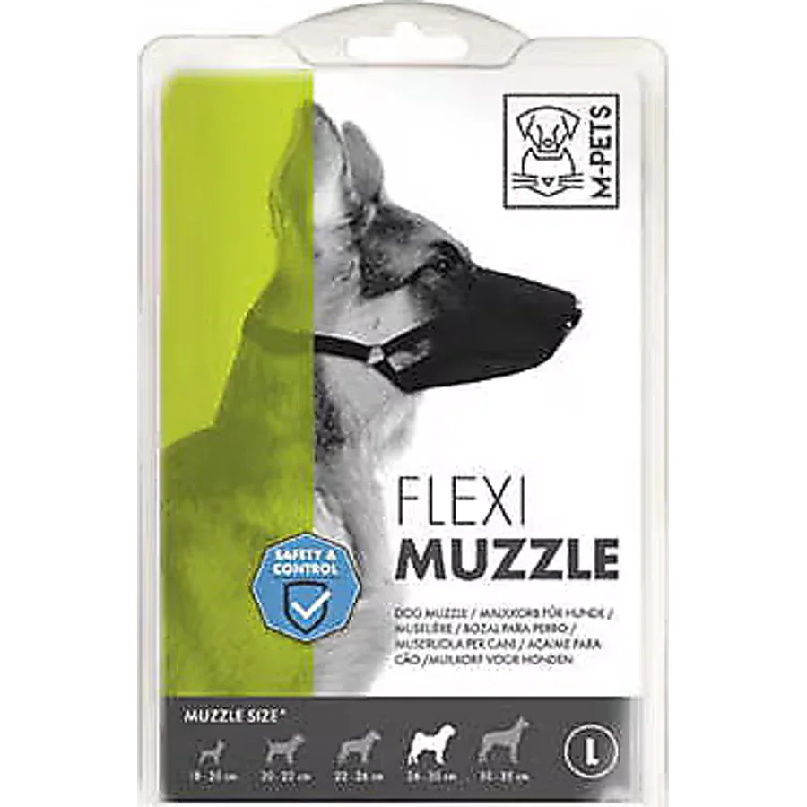 M-Pets Flexi Bez Köpek Ağızlığı Large 1,5X26-30 Cm
