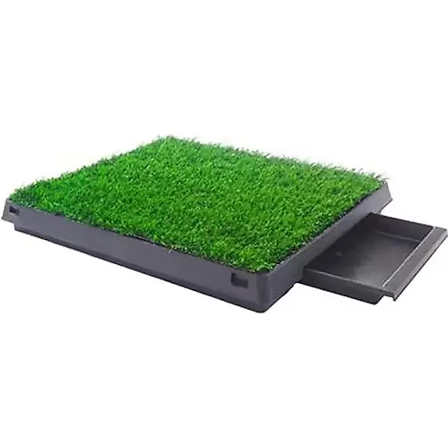M-Pets Grass Mat Çimli Çekmeceli Köpek Tuvaleti