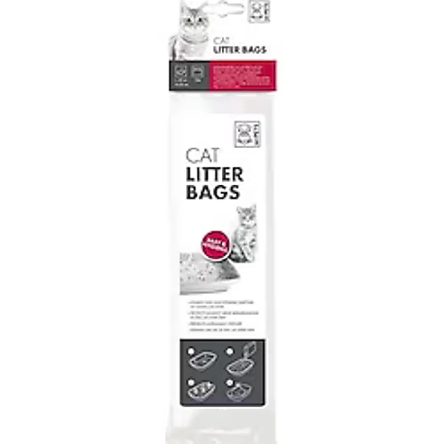 M-Pets kedi kum kabı poşeti 10 lu 30x50 cm
