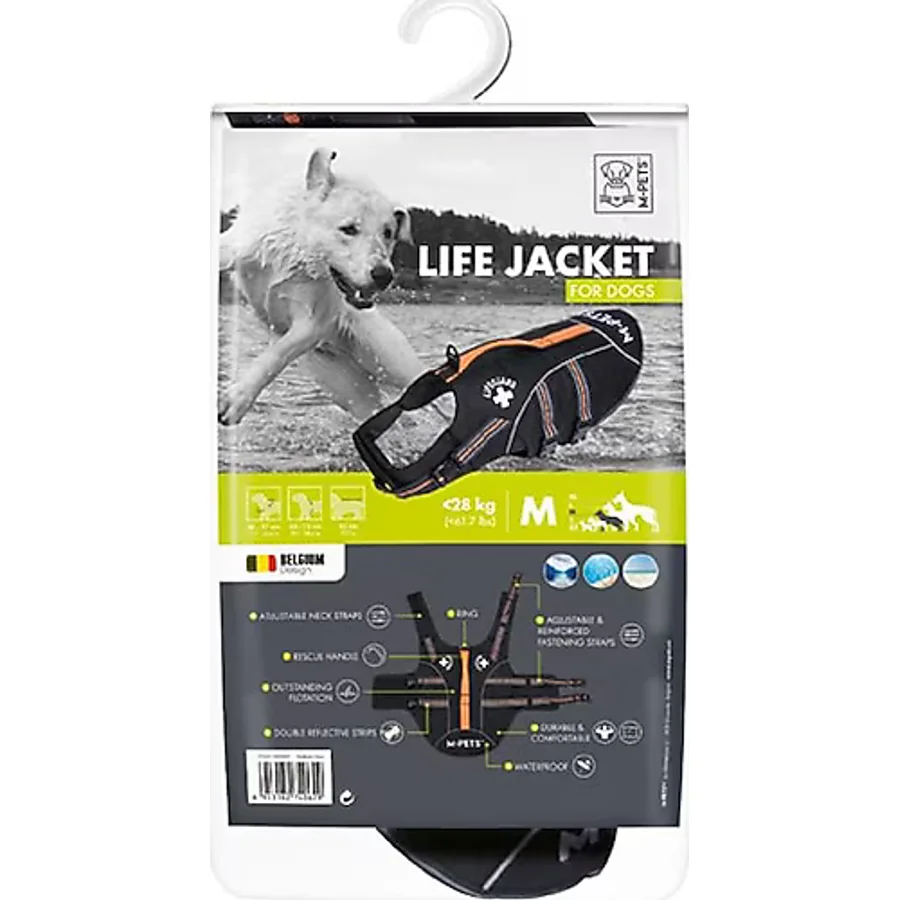M-PETS LIFE JACKET KÖPEKLER İÇİN CAN YELEĞİ (M)