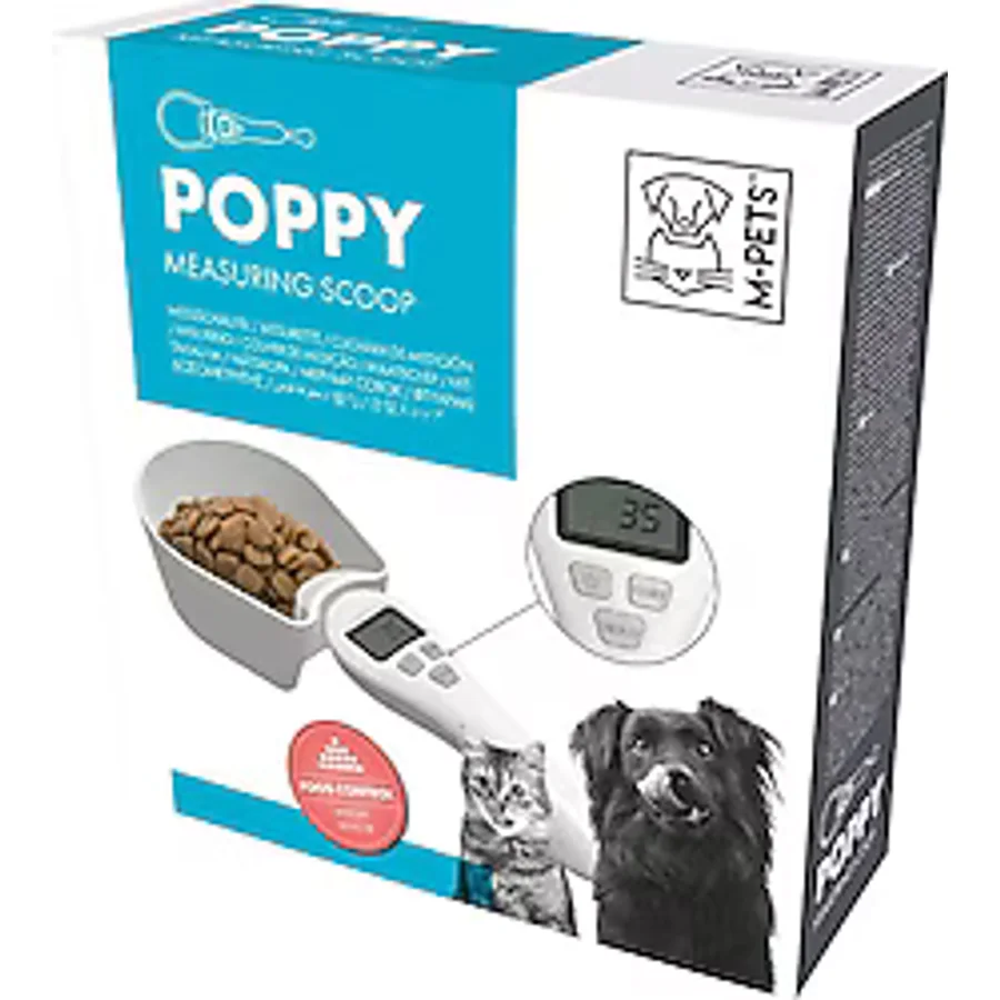 M-Pets Poppy Kedi Köpek Dijital Mama Ölçü Kabı