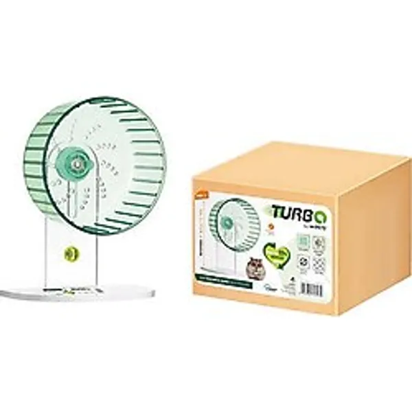 M-Pets Turbo Training Hamster Çarkı Yeşil