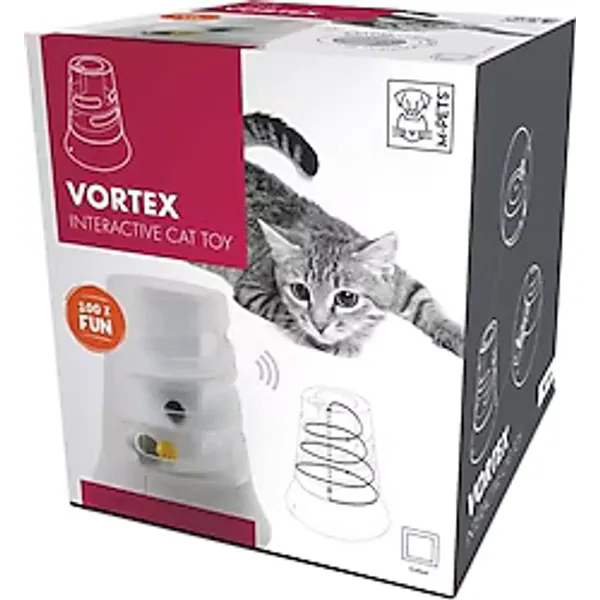 M-Pets Vortex Elektronik Beyaz Kedi Oyuncağı