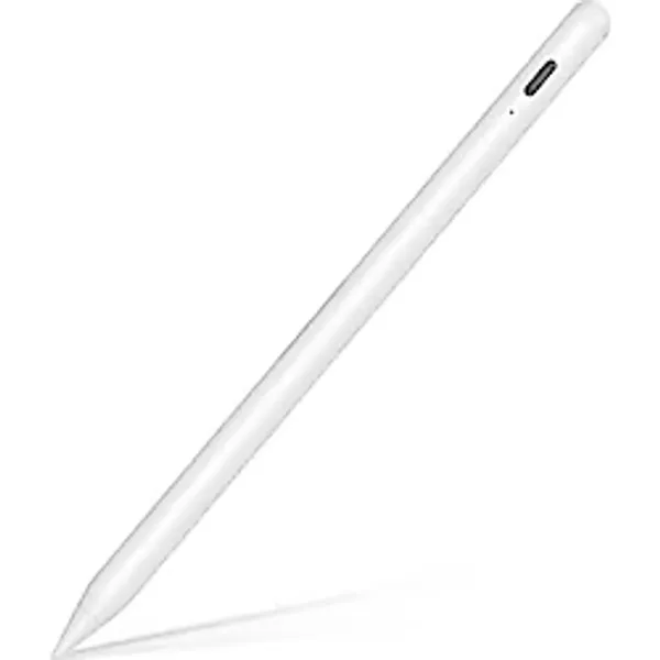 m.tk moveteck iPad Air 5.Nesil ile Uyumlu Avuç İçi Reddetmeli Stylus Kalem, Beyaz