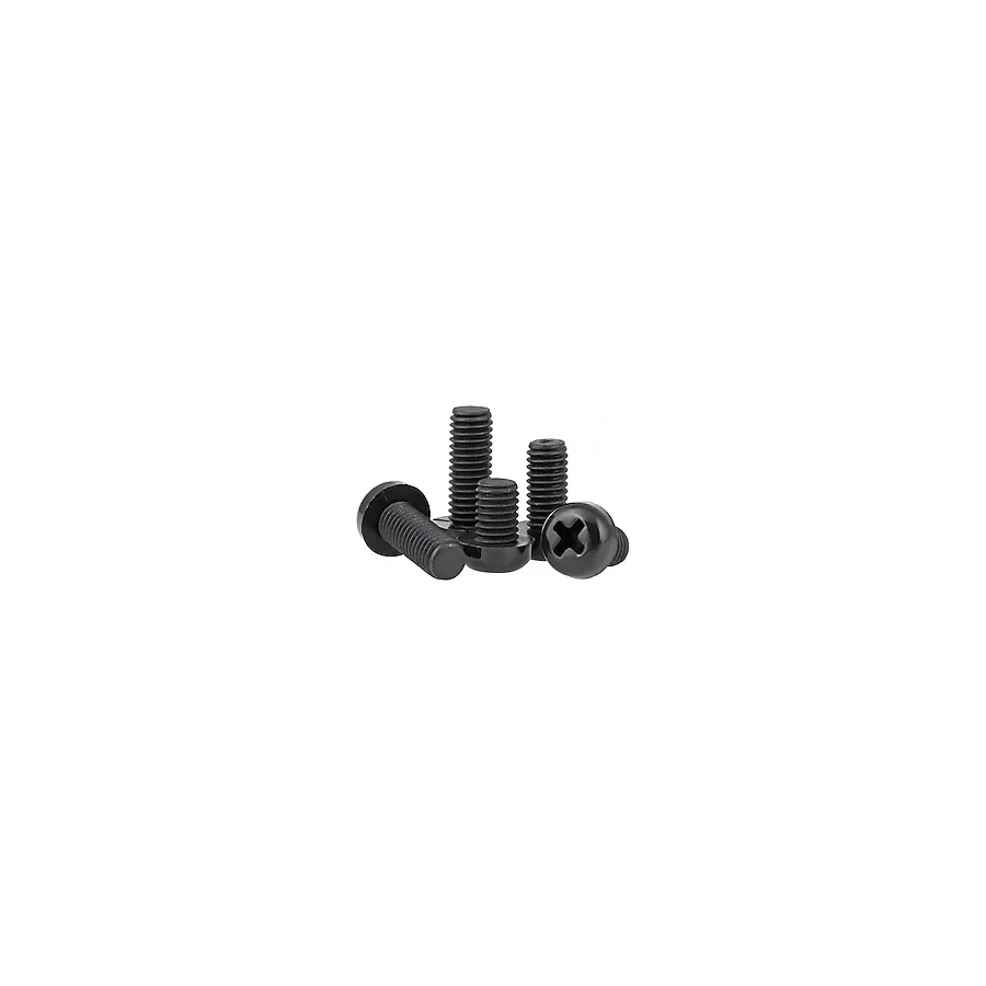 M2 X 5Mm Plastik Civata Vida Siyah X 5 Adet (Rf003)
