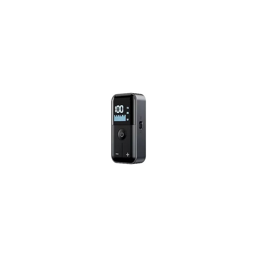 M20 2 Si 1 Arada Bluetooth 5.4 Transmitter Ses Alıcı & Verici 3.5mm Aux, Micro Sd Kart Çalar, Led Ekranlı Kablosuz Adaptör, Dahili Pil, Araba, Tv, PC & Hoparlör İçin Stereo Müzik Aktarıcı