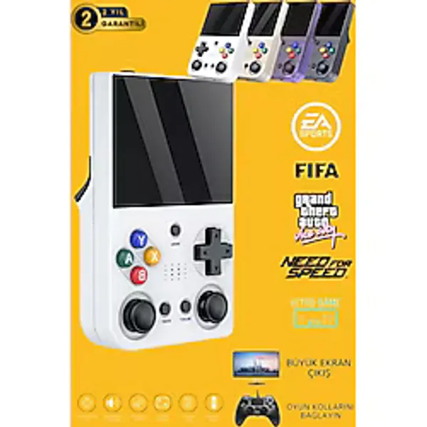 M21 64GB IPS Hdmi Tv 20000+ Oyunlu Retro Arcade Atari Psp/ps1/fıfa Gta Mario Games Oyun Konsolu