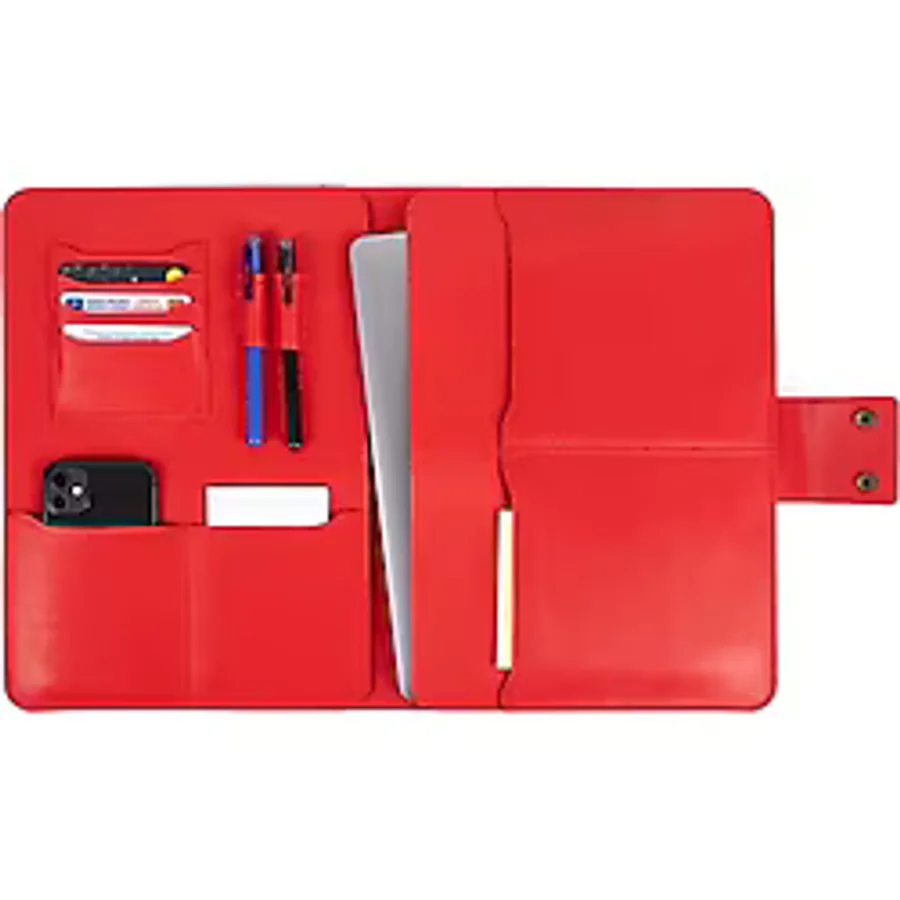 Macbook Air Pro 13-14 Inç Organizer Evrak & Laptop & Tablet Çantası Kırmızı